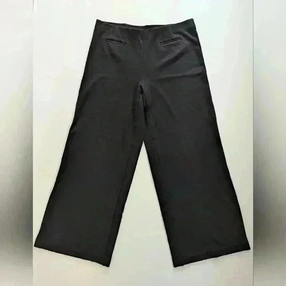 J.Jill Black Wide Leg Pull-On Ponte Pants Size MP - Picture 1 of 9
